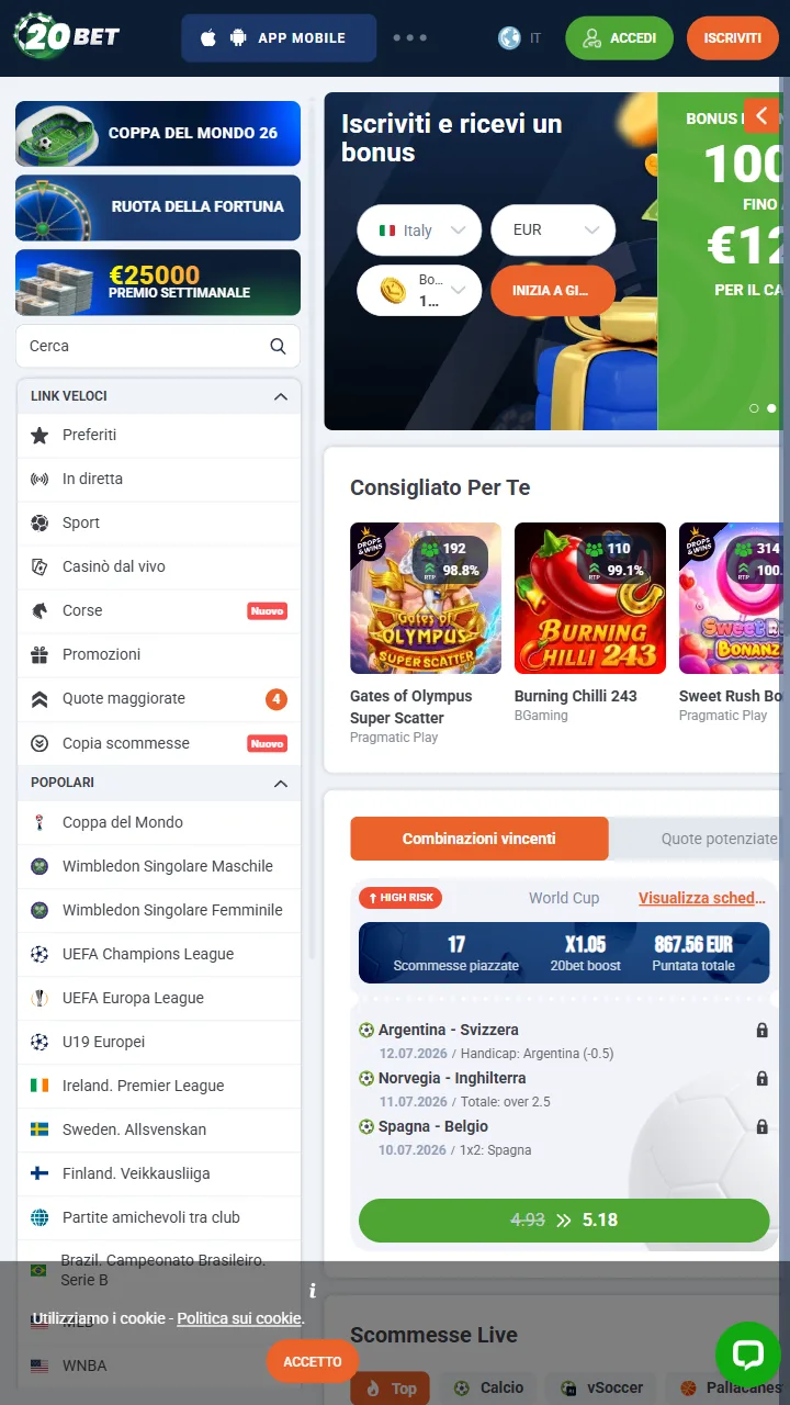 20bet — casa de apuestas