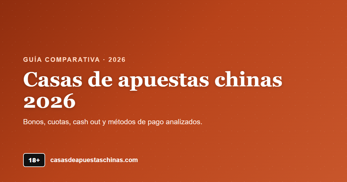 Casas de apuestas chinas